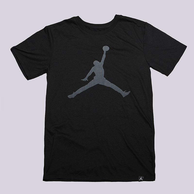 мужская черная футболка Jordan Iconic Jumpman 834473-010 - цена, описание, фото 1